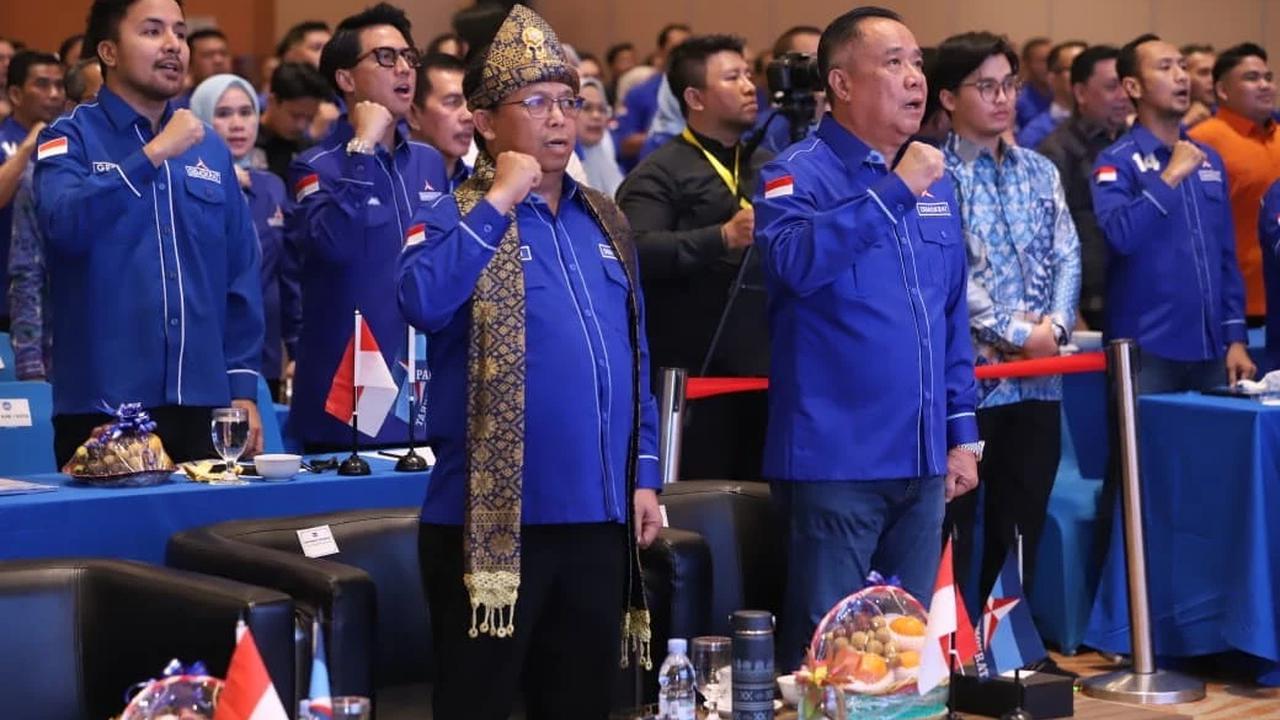 FOTO: AHY Tekankan Konsolidasi Partai Jadi Kunci Kemenangan
