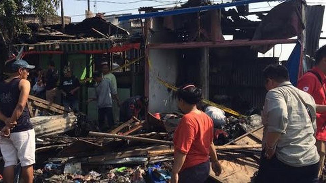 Nestapa Noni & Asma, kios dagangan di Pasar Gembrong ludes terbakar
