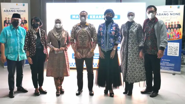 Acara malam keakraban Pemilihan Abang None (Abnon) Jakarta Pusat yang berlangsung di Gedung Sarinah, Jumat (15/7/2022). (Dok. Ist.)