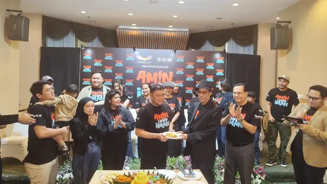 Kolaborasi Leslar Pictures dan Tobali Putra Production dalam film Amin Tanpa Iman.