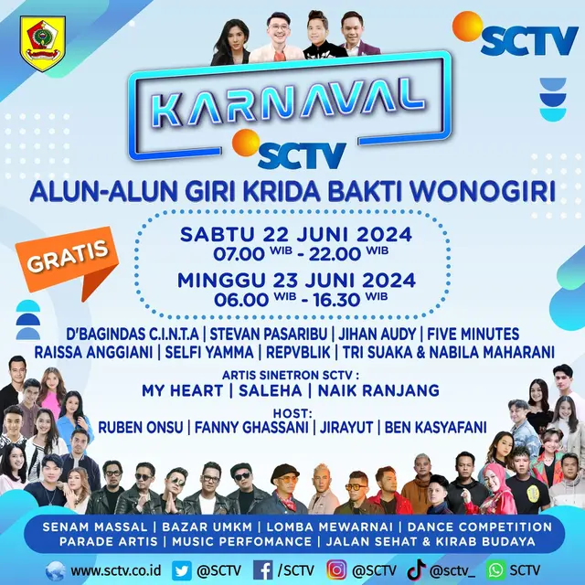Karnaval SCTV Wonogiri.