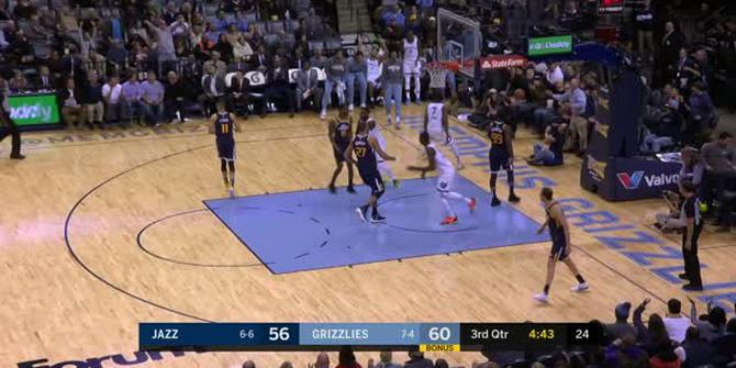 Cuplikan Pertandingan NBA : Jazz 96 vs Grizzlies 88