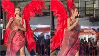 Momen viral Yuki Kato asyik makan telur gulung di JFC 2023. (Sumber: TikTok/bogex_rz)