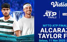 Saksikan dan Nonton Nitto ATP Finals 2025, Eksklusif di Vidio