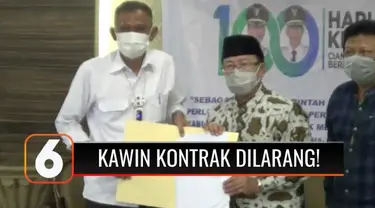 Merespons keresahan masyarakat dengan adanya nikah kontrak, Bupati Cianjur, Jawa Barat, resmi mengeluarkan Peraturan Bupati tentang larangan nikah kontrak di wilayahnya. Pengumuman peraturan Bupati ini sengaja dilakukan di obyek wisata Cipanas.