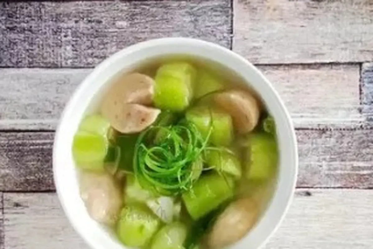 Sayur Bening Oyong Bakso
