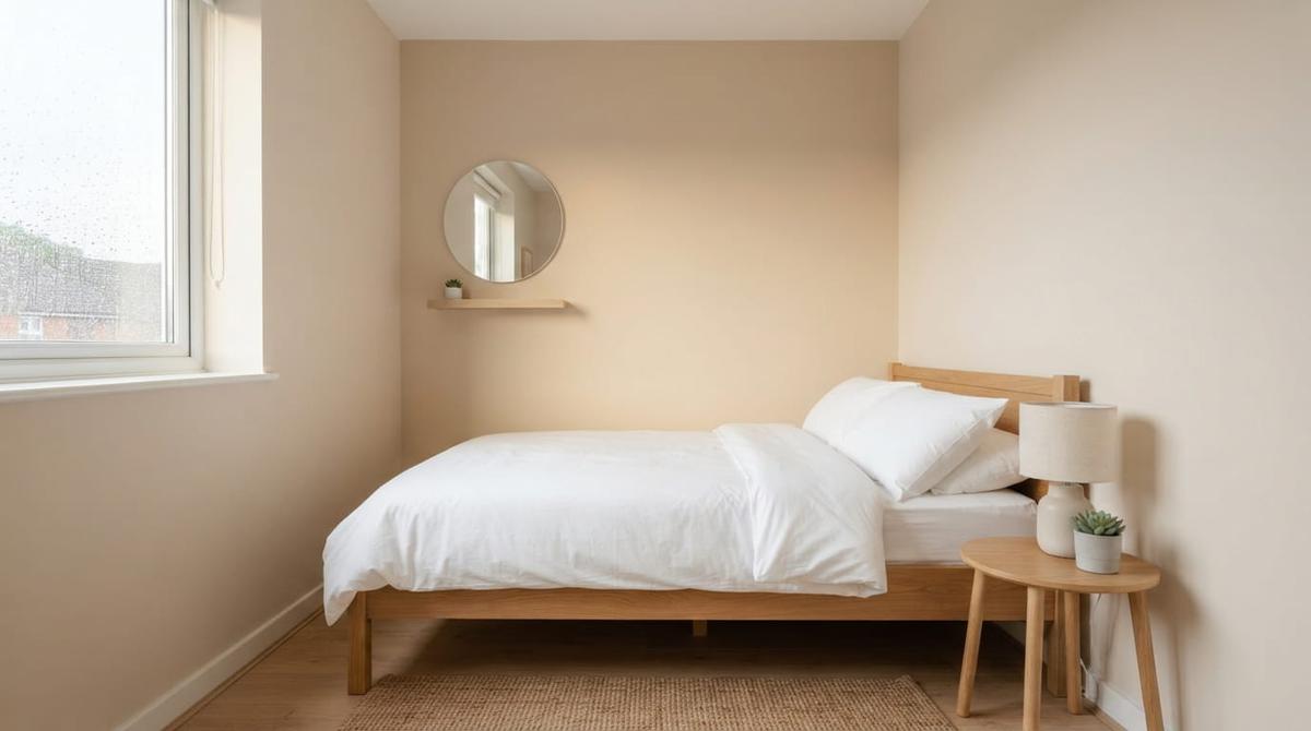 Ide Dinding Aksen untuk Kamar Tidur Berukuran Kecil