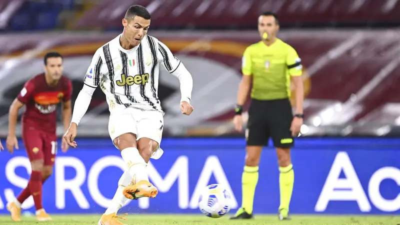 Cristiano Ronaldo Borong Dua Gol, AS Roma Gagal Taklukkan Juventus