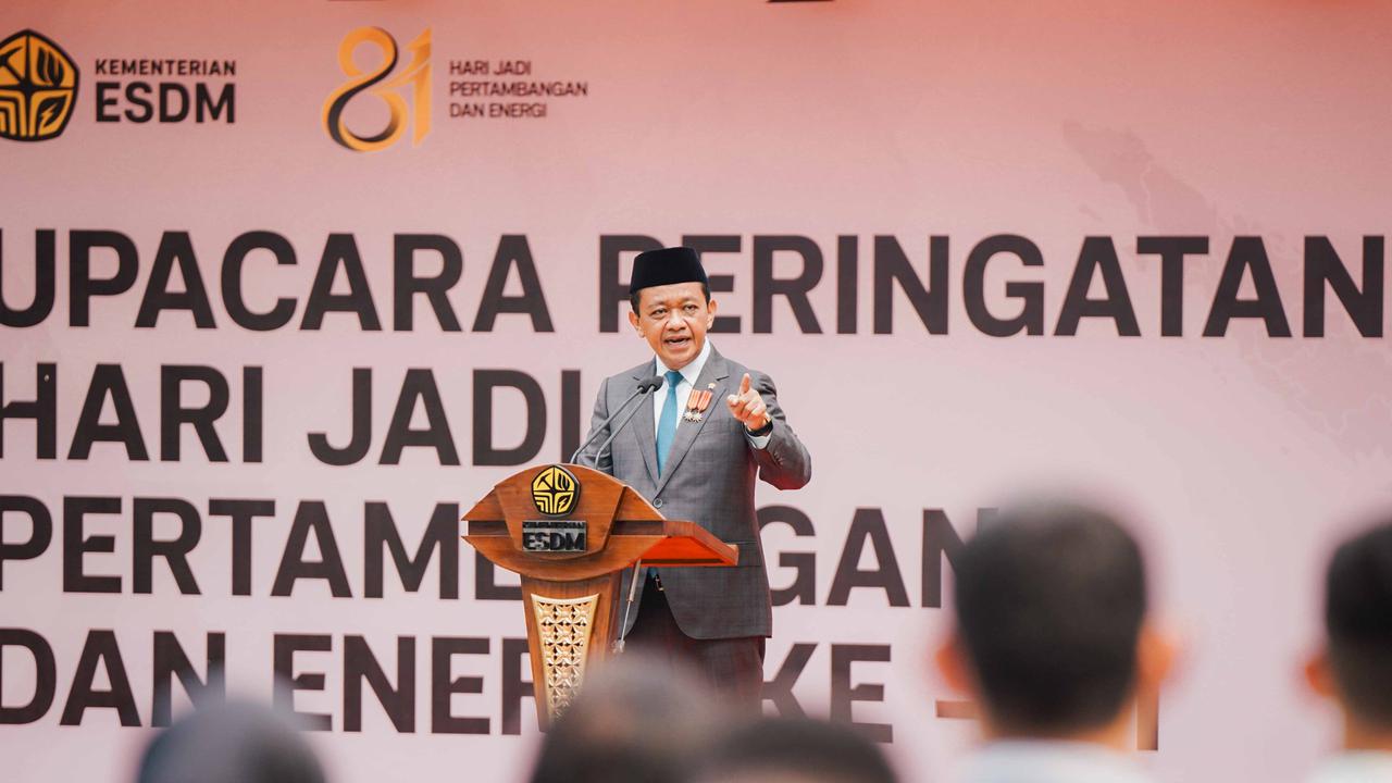Upacara Hari Jadi Pertambangan ke-81, Bahlil Sampaikan Pesan Penting untuk Birokrasi ESDM