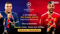 Link Live Streaming Liga Champions di Vidio: PSG Vs Manchester United, Pukul 02.00 WIB
