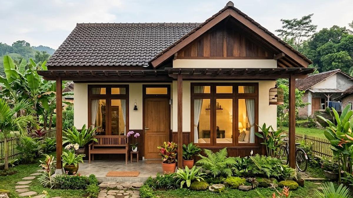 6 Ide Rumah Sederhana di Desa untuk Keluarga Kecil, Tampilan Elegan dan Nyaman