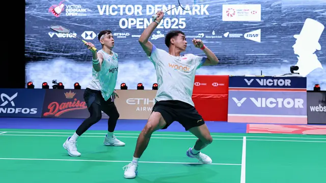 Muhammad Rian Ardianto/Rahmat Hidayat - Denmark Open 2025 - Bulu Tangkis