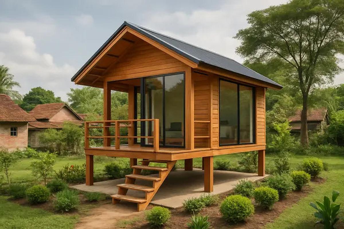 6 Contoh Rumah Kecil Sederhana tapi Modern di Kampung yang Cantik dan Asri
