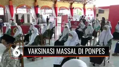 Setelah sebelumnya ratusan santri dinyatakan positif Covid-19, BIN menyelenggarakan vaksin di Pondok Pesantren Sunan Pandanaran untuk ribuan siswa dan santri. Pantau pelaksanaan secara daring, Presiden Jokowi berharap semakin banyak siswa dan santri ...