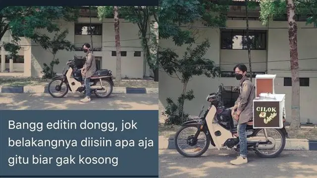 5 Editan Nyeleneh Orang Naik Motor Ini Bikin Tepuk Jidat
