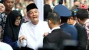 Gubernur Jawa Tengah Ganjar Pranowo menghadiri pemakaman istri presiden ke-6 RI Susilo Bambang Yudhoyono (SBY), Ani Yudhoyono di Taman Makam Pahlawan (TMP) Kalibata, Jakarta, Minggu (2/6/2019). (Liputan6.com/JohanTallo)