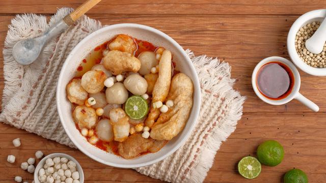 resep bakso aci kuah pedas tidak alot
