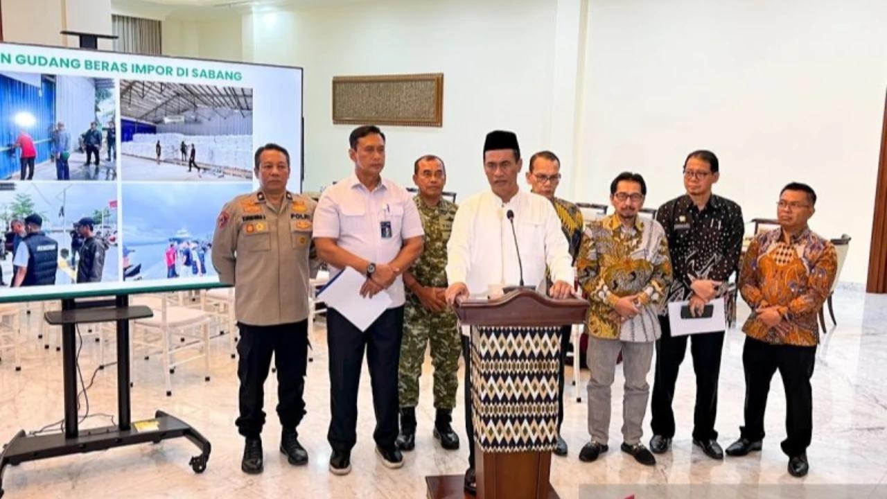 Mentan Sebut Sebelum 250 Ton Impor Beras Ilegal Terungkap Ada Pihak yang Mendorong Rapat di Jakarta