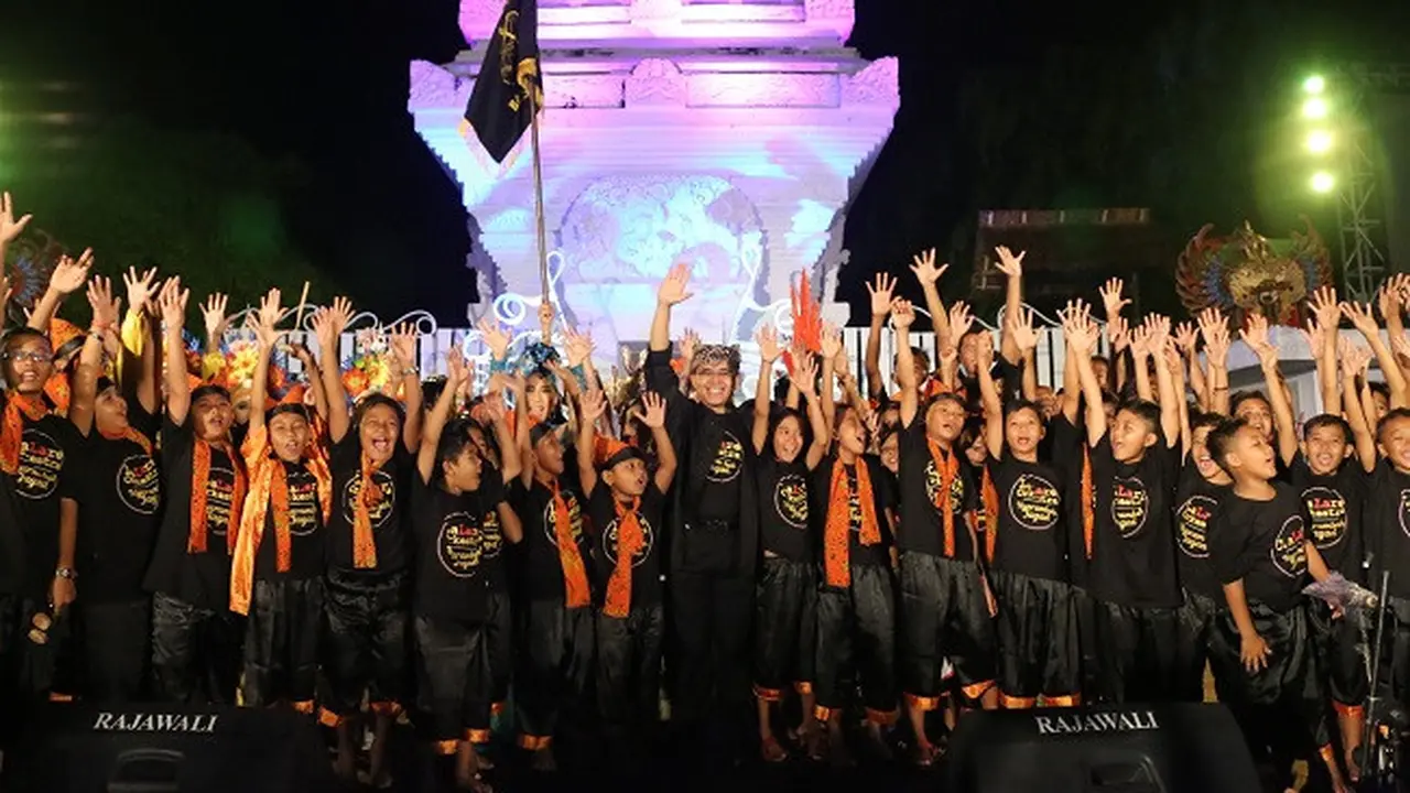 Atraksi Tradisional Anak-anak, Warnai Akhir Pekan Banyuwangi