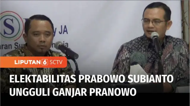 VIDEO: Survei LSI Denny JA: Elektabilitas Prabowo Subianto Unggul Jauh dari Ganjar Pranowo