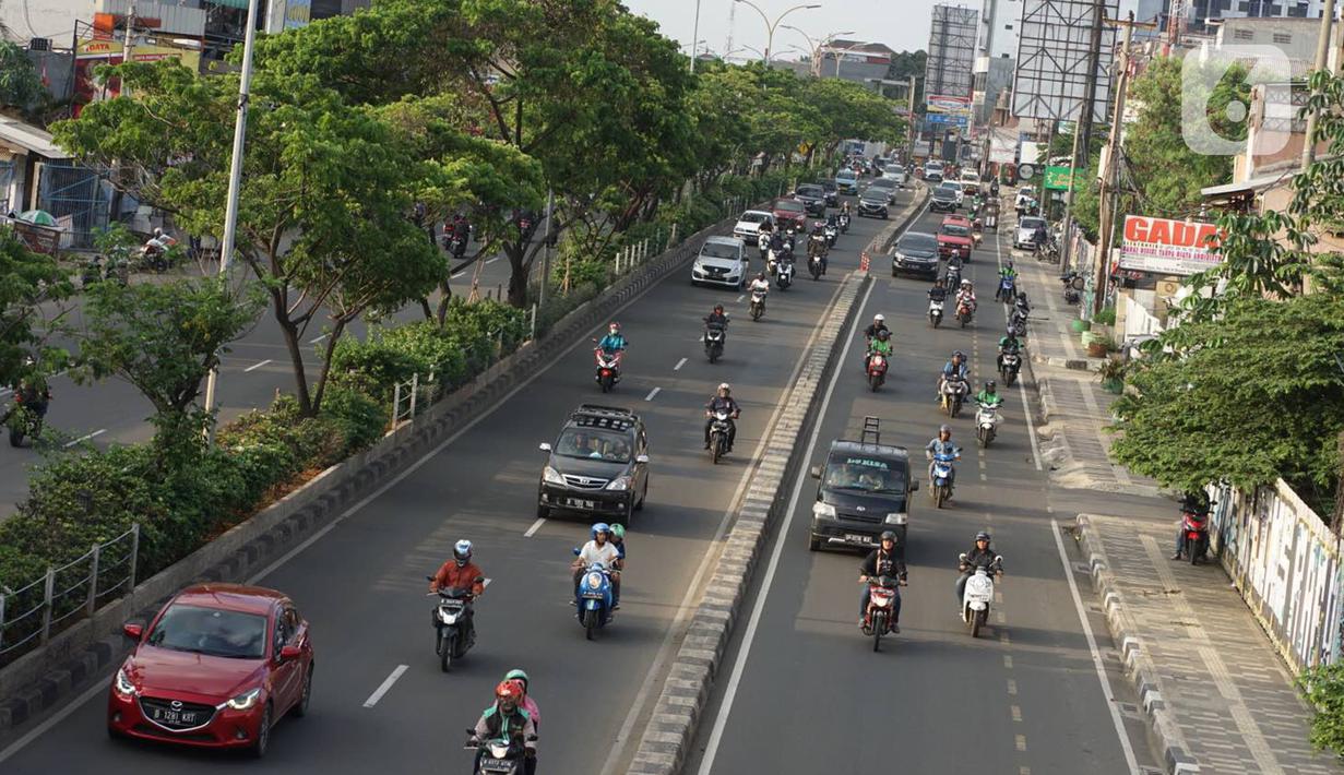 FOTO Depok akan Hidupkan Kembali Jalur Sepeda  di Jalan  