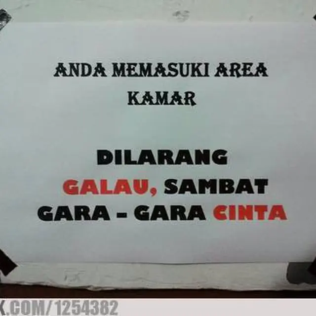 7 Tulisan Peringatan di Pintu Ini Bikin Geleng Geleng