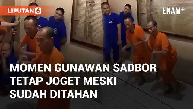 VIDEO: Momen Gunawan Sadbor Tetap Joget Meski Sudah Ditahan Akibat Dugaan Promo Judi