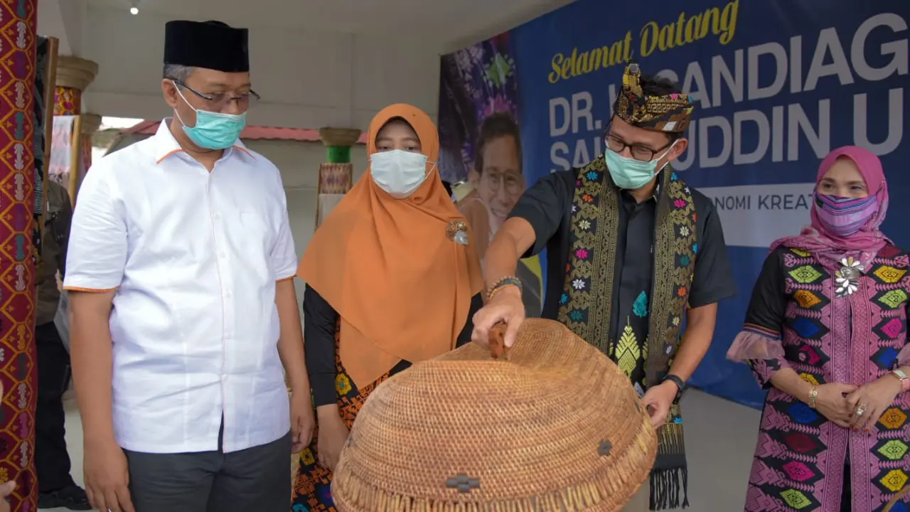 Kunjungan Menparekraf Sandiaga Uni di NTB