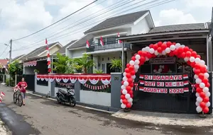 9 Ide Dekorasi 17 Agustus di Pagar Rumah, Tampilan Hunian Makin Meriah