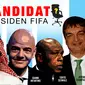 160127 Lima Kandidat Presiden FIFA (Liputan6.com/Abdillah)