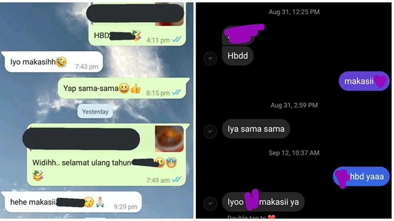 6 Chat Selamat Ulang Tahun ke Gebetan Ini Responnya Bikin Senyum Tipis