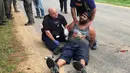 Willie Corey Godbolt ditangkap polisi usai menembak 8 orang tetangganya hingga tewas di Brookhaven, Lincoln County, Mississippi, AS, Minggu (28/5). Willie mengaku kesal karena tetangganya menelpon polisi saat ia ribut dengan istrinya. (AP Photo)
