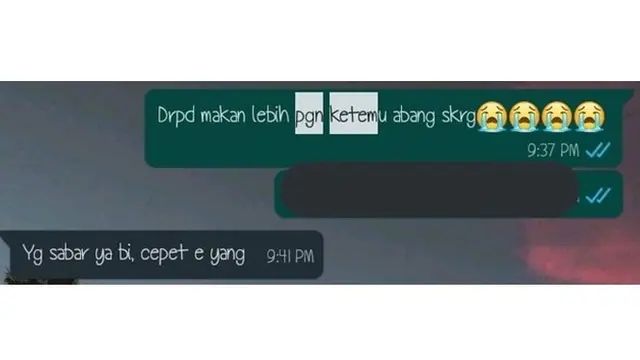 6 Chat Pasangan LDR Pengen Ketemu Ini Bikin Baper