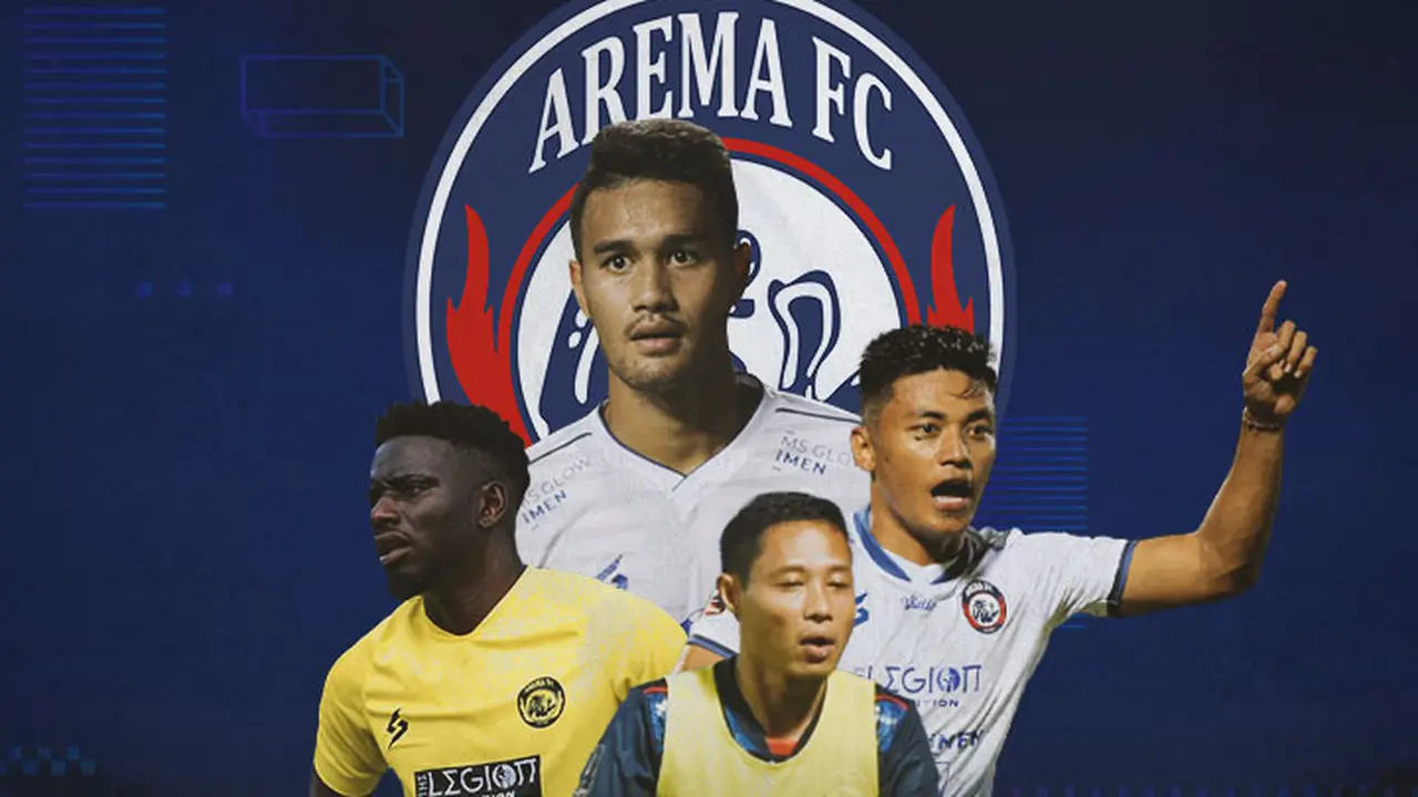 Arema FC - M. Rafli, Irsyad Maulana, Abel Camara, Evan Dimas