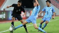 Thailand mengalahkan Kepulauan Mariana Utara 10-0 pada laga lanjutan Grup G kualifikasi Piala Asia U-16 2018 di Stadion Rajamangala, Bangkok, Senin (18/9/2017). (Bola.com/AFC)