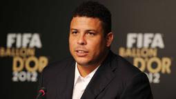 Ronaldo Nazario meraih dua kali Ballon d'Or yaitu pada tahun 1997 dan 2002. (AFP Photo/ Nelson Almeida)