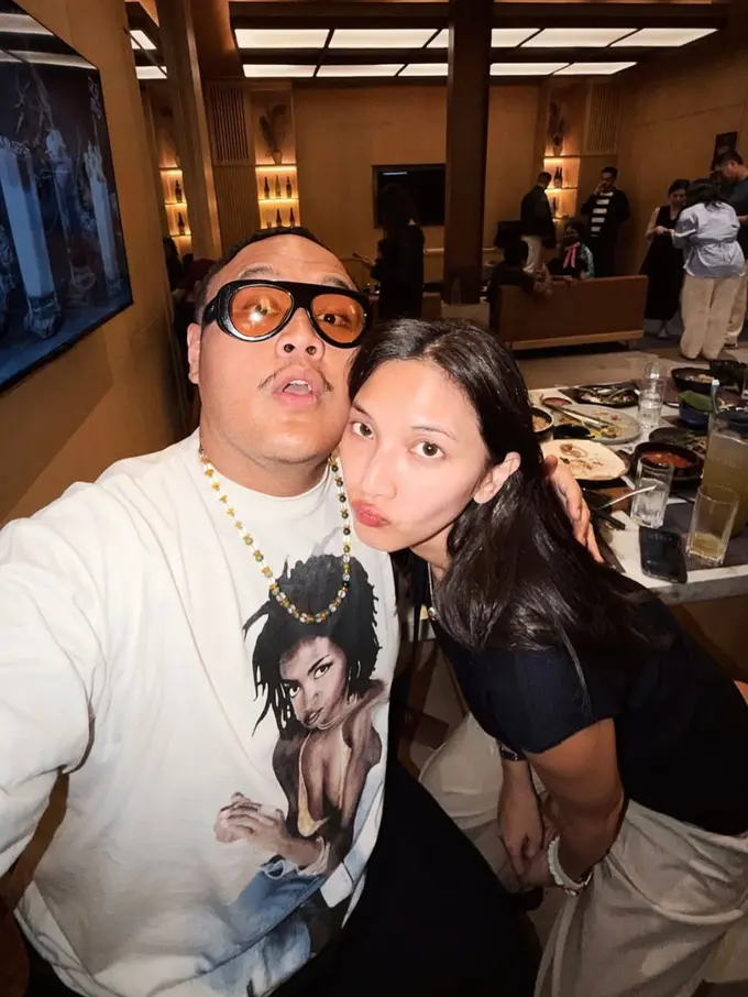 Sheila Dara saat Peringatan Ulang Tahun Vidi Aldiano Bersama Sahabat. [@rezachandika]