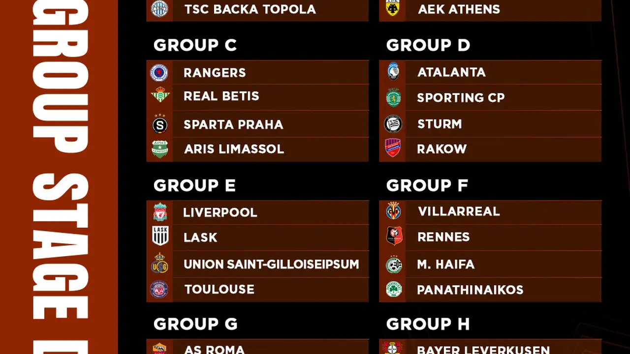 Drawing Liga Europa