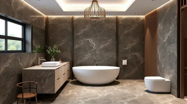 7 Dekorasi Kamar Mandi dengan Seni yang Bikin Ruangan Lebih Estetik dan Berkelas
