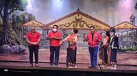 BKN PDIP menggelar pertunjukan ketoprak dengan lakon "Gajah Mada" yang diperankan paguyuban Wayang Orang Bharata. (Istimewa)