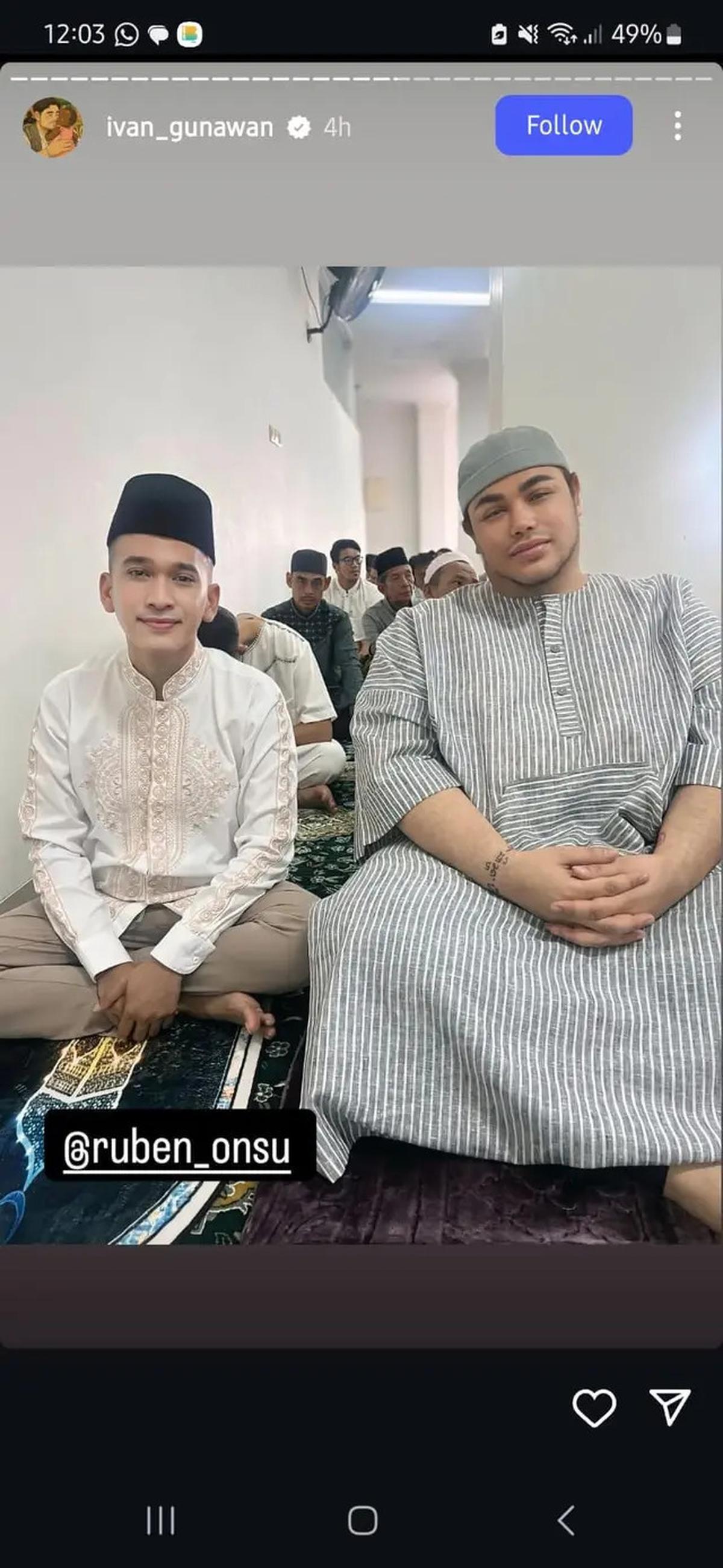 Ruben Onsu Naik Haji Setelah Jadi Mualaf, Sudah Jalani Manasik Pertama