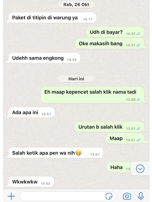 6 Chat Kurir Ajak Bercanda Konsumen Ini Kocak, Receh Tapi Bikin Ngakak
