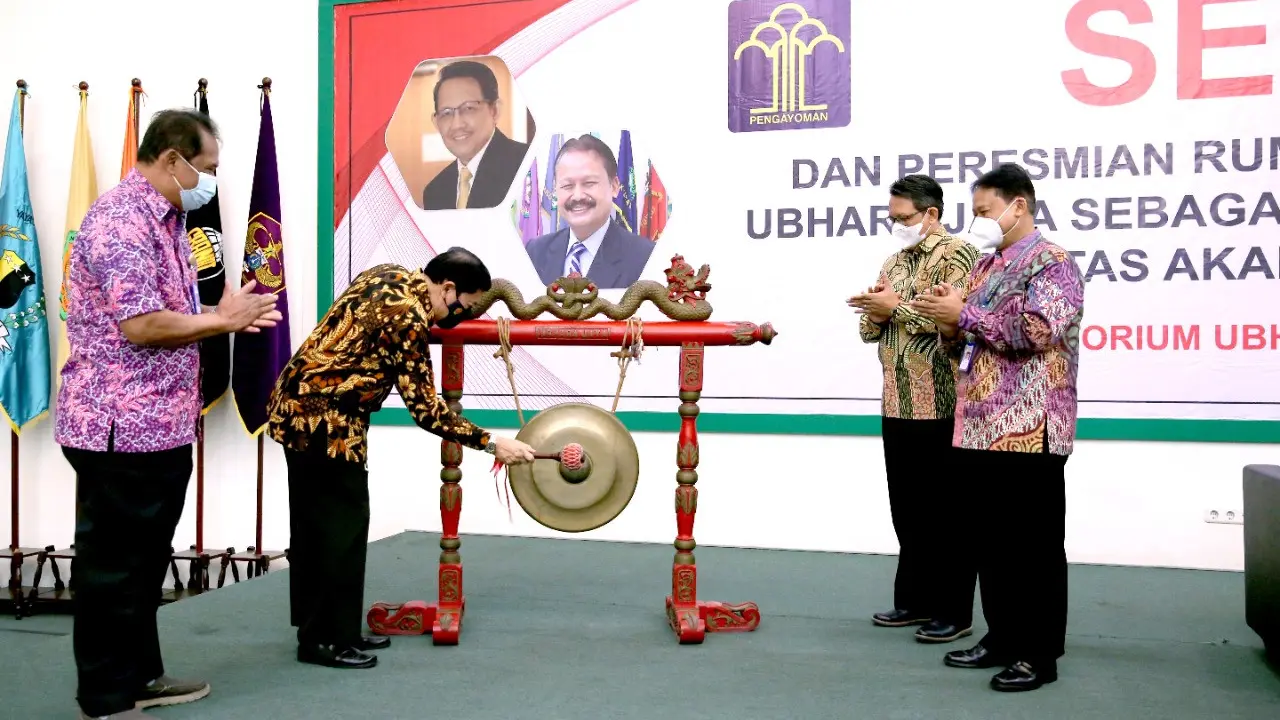 Ubhara Jaya meresmikan Rumah Kekayaan Intelektual sebagai wadah inovasi dan kreativitas civitas akademika. (Istimewa)