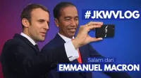 Vlog Presiden Joko Widodo dan Presiden Prancis Emmanuel Macron (vlog Joko Widodo)