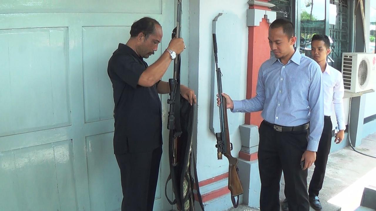 Gelar Sweeping di Rutan Negara, Polisi Temukan Dua Senapan Angin