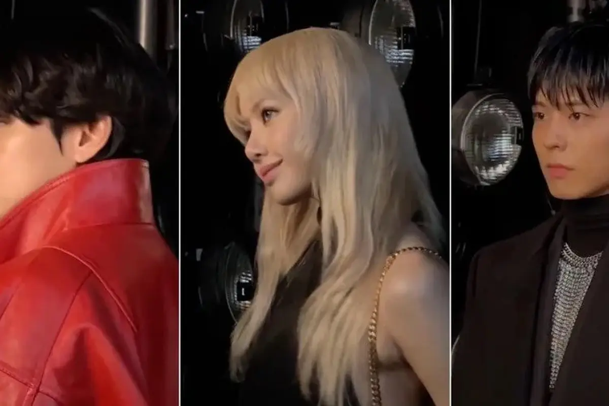V BTS, Park Bo Gum, Lisa Blackpink Tampil Berkelas di Caline Paris