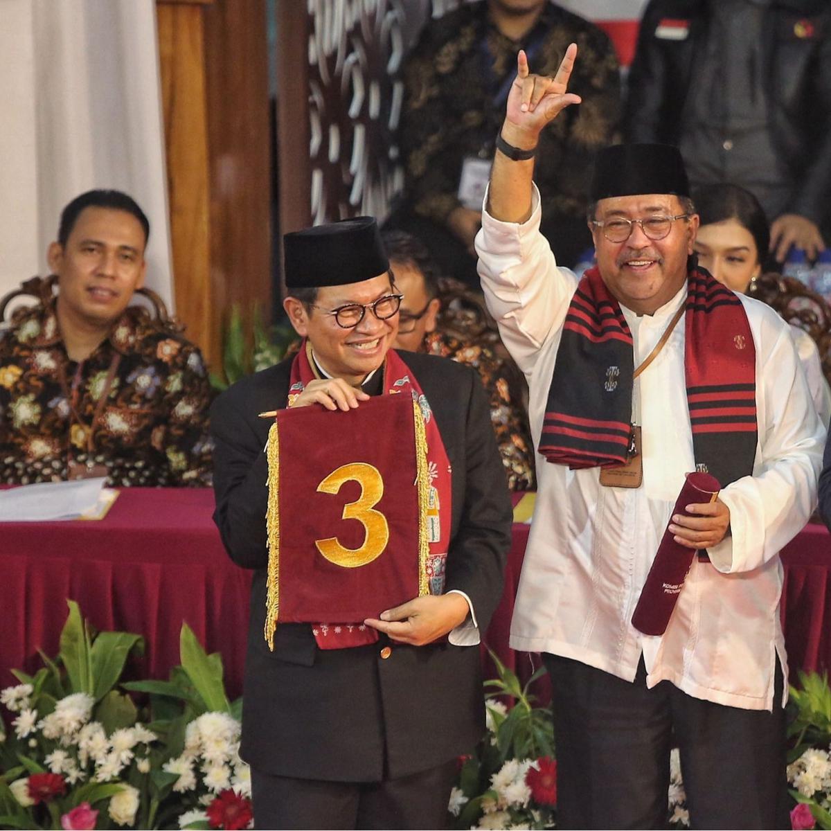 Tiga Paslon Cagub dan Cawagub DKI Jakarta Ambil Nomor Urut