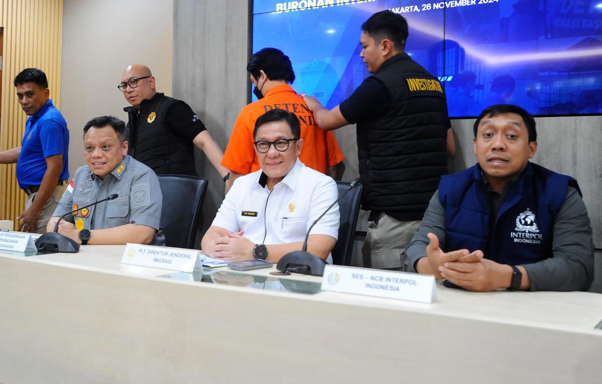 Ditjen Imigrasi Pulangkan Buronan Interpol Asal Filipina, Ditukar Buron Judol RI Handoyo Salman