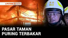 Setelah dua kali terbakar sejak 2002 lalu, Pasar Taman Puring, Jakarta Selatan kembali hangus dilalap api. Lebih dari 500 toko terbakar, menyisakan kerugian besar bagi para pedagang.