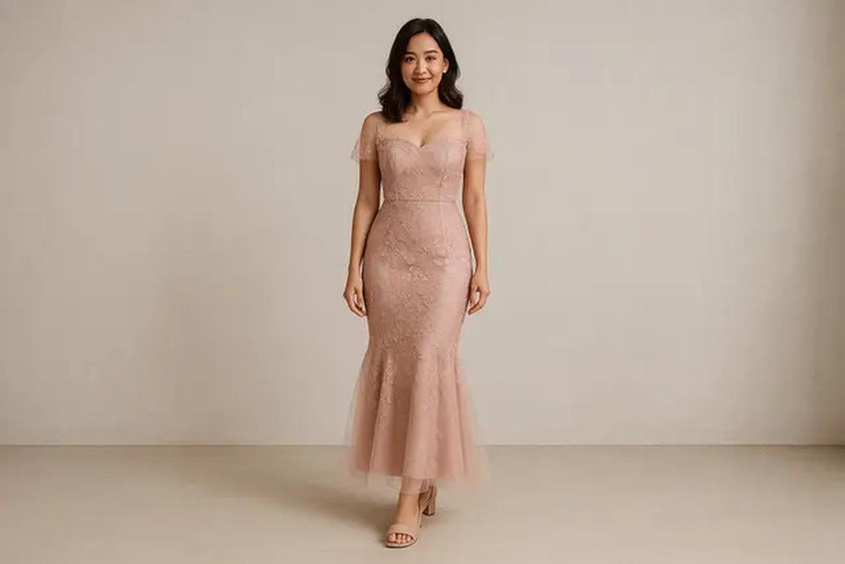 8 Model Dress Tile Modern Non Hijab Populer di 2025,  Tampil Glamor Tanpa Terlihat Berlebihan